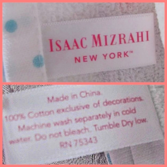 2pc Mizrahi Easter Lab Golden Retriever Dachshund Beagle Dog Kitchen Towel Set - Picture 7 of 9